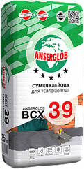 Клей для пінопласту та мін. вати Anserglob BCX-39, 25кг