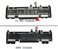 Оригінальна батарея акумулятор для ноутбука HP EliteBook X360 1040 G9 1040 G10 - WP03XL, фото 6