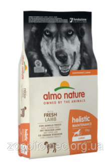 Сухий корм Almo Nature (Альмо Натюр холістик) Holistic Dog L для собак великих порід з ягнятком 12 кг, фото 1