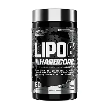 Жироспалювач Nutrex Lipo 6  Hardcore  60 caps