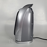 Тепловентилятор керамічний JL NIVA портативний електрообігрівач 1500W Silver PTC-905A, фото 5