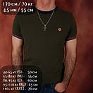 Срібна цепочка чоловіча і хрестик з срібло з золотом. Чорнений ланцюжок бісмарк і хрестик з золотою накладкою. 60 см, фото 8