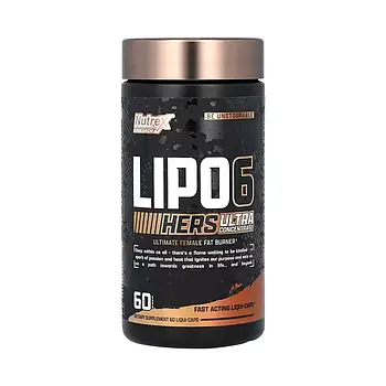 Жироспалювач Nutrex Lipo-6 Black Hers Ultra Concentrate 60