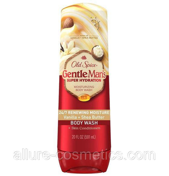 Гель для душу Old Spice GentleMan's Blend Super Hydration Body Wash, Vanilla & Shea Butter 591мл (США)