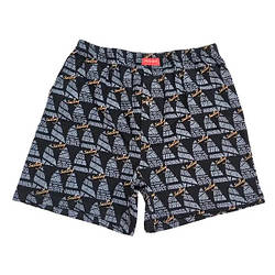 Чоловічі труси боксерки сімейні класичні бавовна Атлет МБ 000033 чорні, розмір 44 XS