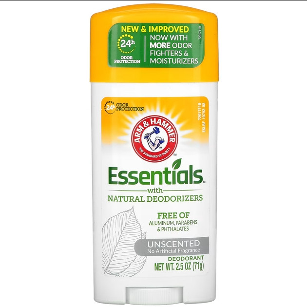 Натуральний дезодорант Arm & Hammer Essentials with Natural Deodorizers UNSCENTED (71 g)