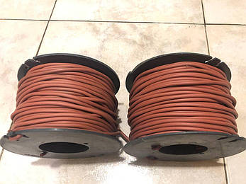 Шнур для зварювання лінолеуму 4мм бордово-коричневий, фото 3