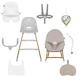 Стільчик для годування Lionelo DALIA SET  GREY STONE, фото 5