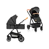 Універсальна коляска 2 в 1 Lionelo AMBER GREY GRAPHITE, фото 2