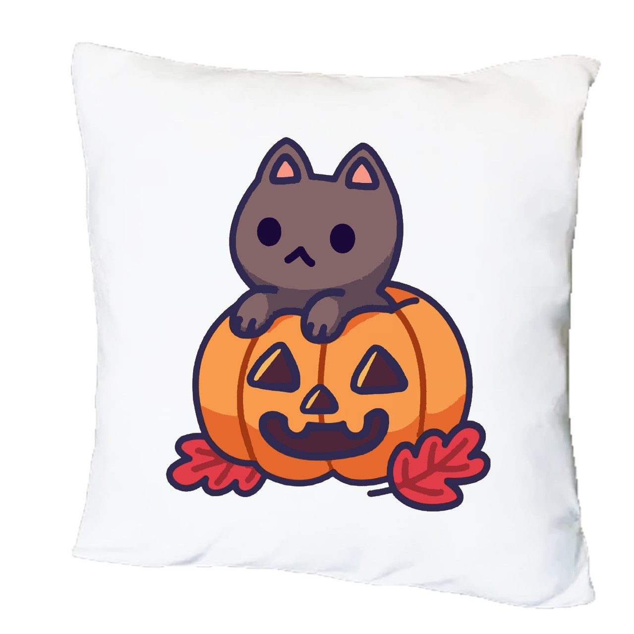 Подушка з друком "Helloween Cat" (21021)