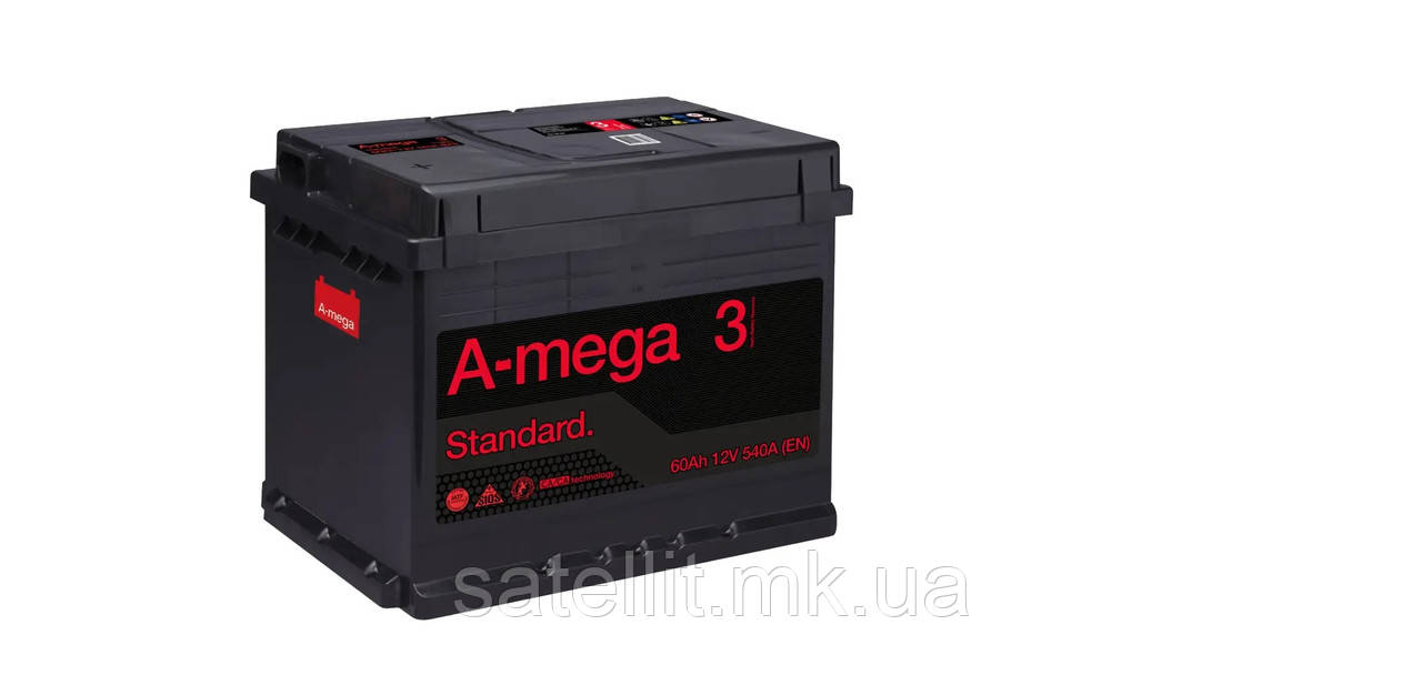 АКБ A-MEGA STANDARD М3 (0+правий) 6CT-60 540А