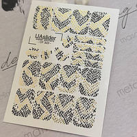 Наклейки для дизайну нігтів CF323 змія