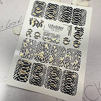 Наклейки для дизайну нігтів CF 317  змії