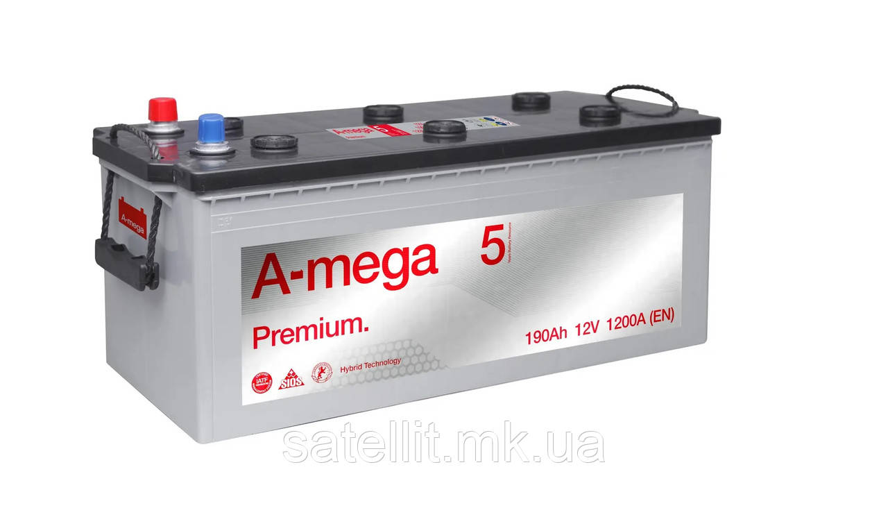 АКБ A-MEGA Premium М5 (3+лівий) 6CT-190 1200А