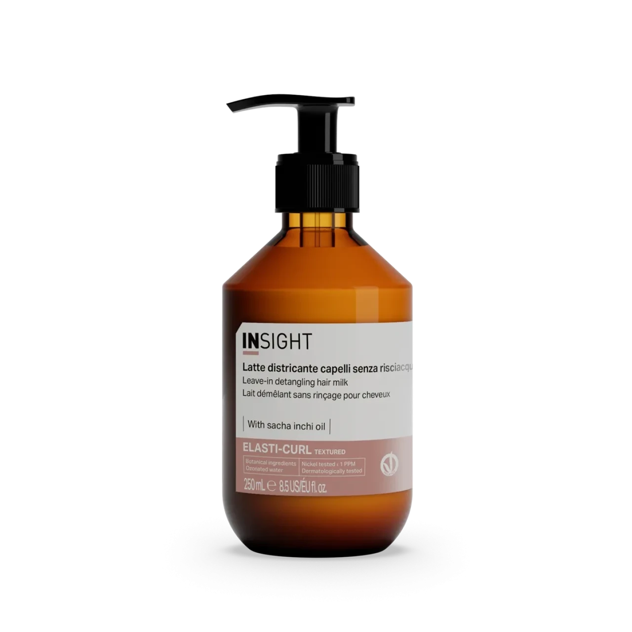 Молочко для кучерявого волосся Insight Elasti-Curl Textured Leave-In Detangling Hair Milk 250 мл, фото 1