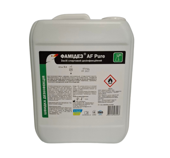 Фамідез АФ Пур 5л високоефективна дезінфекція поверхонь, фото 1