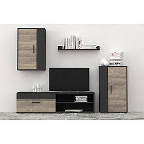 Вітальня міні Барато антрацит/гранж піщаний Гербор Україна