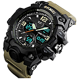 Тактичний годинник SKMEI 1155B Military Waterproof койот, фото 2