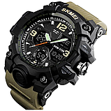 Тактичний годинник SKMEI 1155B Military Waterproof койот, фото 3
