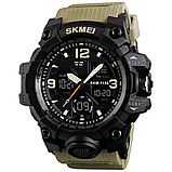 Тактичний годинник SKMEI 1155B Military Waterproof койот, фото 4