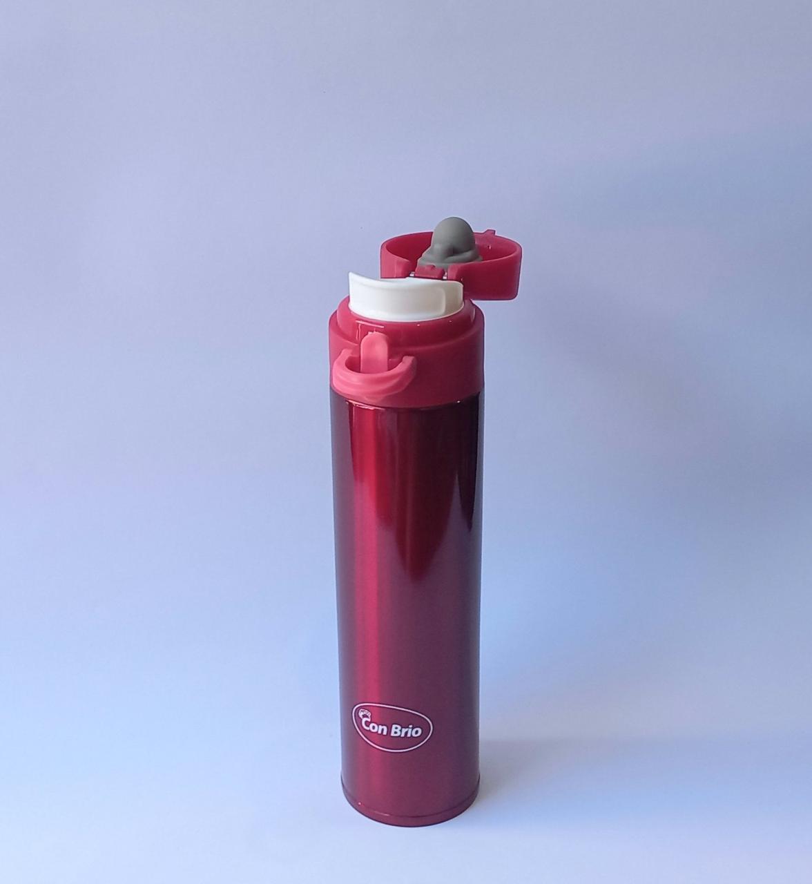 Термокружка Con Brio CB-379 червона 350 мл з нержавіючої сталі герметична