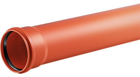 Труба каналізаційна Magnaplast KG PVC з розтрубом SN 2 160x3,2/500