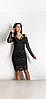 Чорна мереживна сукня 36 розмір Poliit, фото 8
