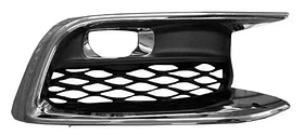 Решітка бампера переднього Infiniti JX/QX60 16-21 права Fps чорн., молд.сірий металік