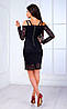 Чорна мереживна сукня 36 розмір Poliit, фото 2