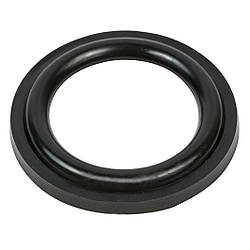 Прокладка для сифона фігурна увігнута 70 х 40 мм чорна гума упаковка 10 штук