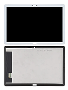 Дисплей (екран) для Huawei MediaPad T5 10.0 (AGS2-L09/AGS2-W09), версія 3G + тачскрин, білий, з отвором під