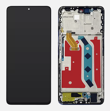 Дисплей (екран) для Honor Magic 4 Lite 5G/X9/X30 + тачскрин, чорний, з передньою панеллю, Midnight Black, фото 1