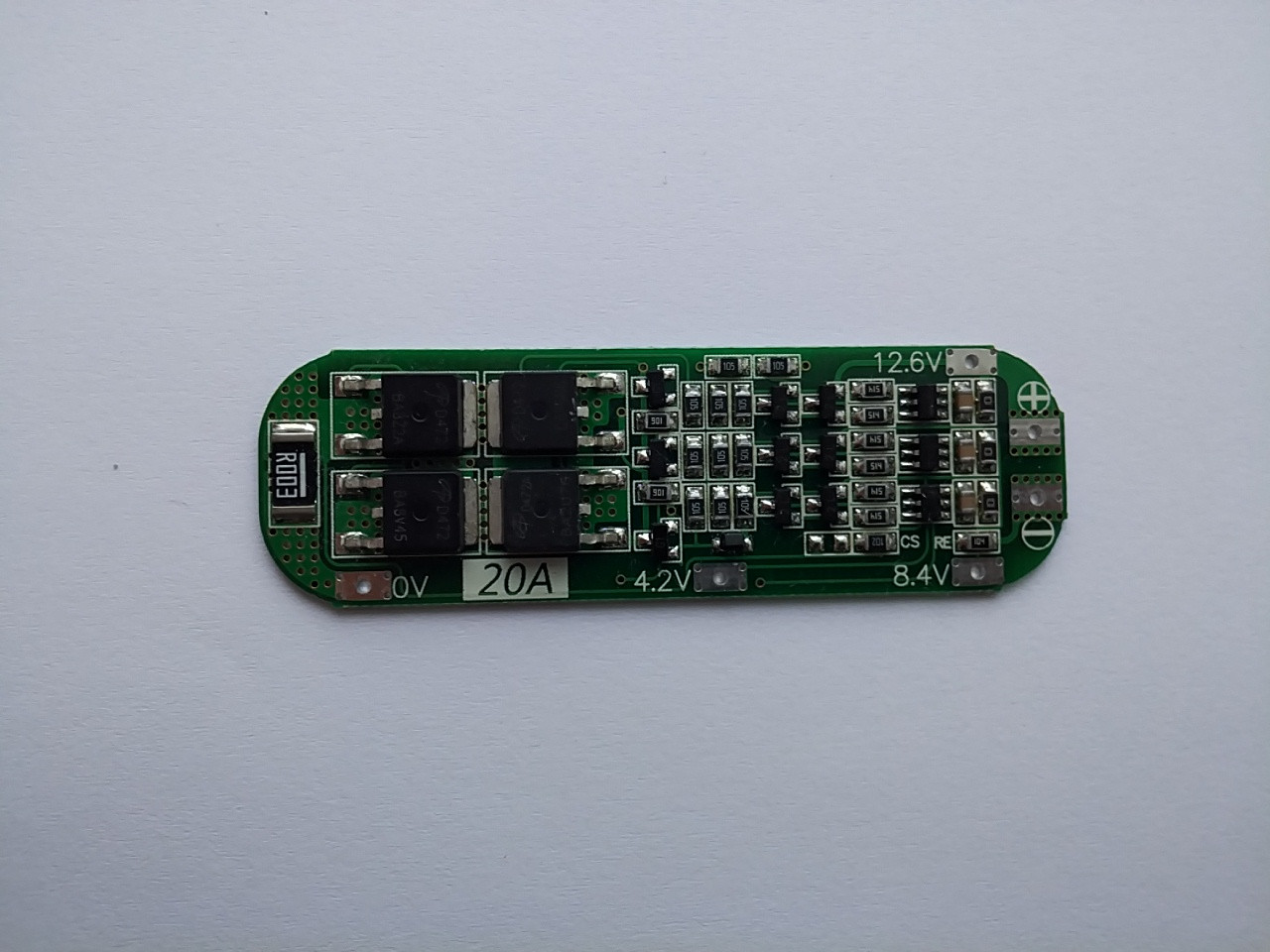 BMS Контролер (плата захисту, захист) 3S Li-Ion 18650 12.6 V 20 А