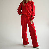 Спортивний костюм жіночий трьохнитка петля червоний XS(р) Арт.1200-3 red (XS) (Україна)