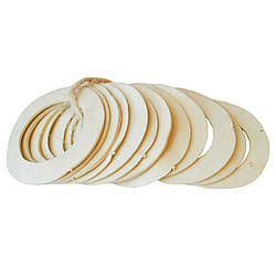 Прокладка ПВХ на випуск сифону з нержавіючої сталі 46 х 70 х 2 мм упаковка 10 штук