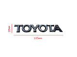 Емблема напис TOYOTA хром 105х18мм (на скотчі) 75441-60320, фото 2