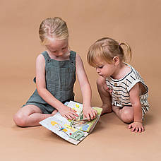 Развивающая мягкая книжка коллекции "Садик в городе" - Бизибук Зайчонка, фото 2