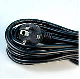 Подовжувач UA Power F15U на 4 розетки, 3USB, 4 м, чорний, фото 2