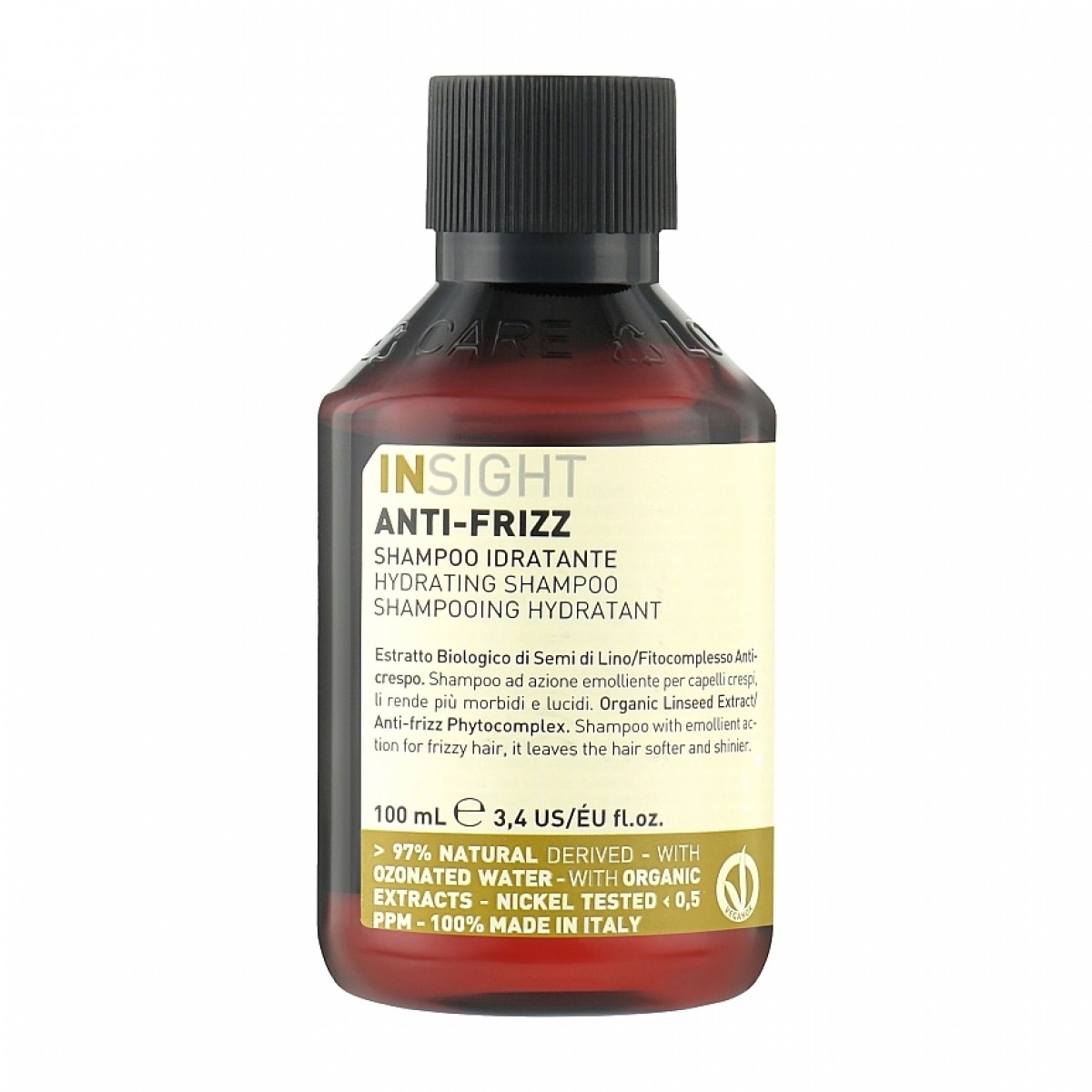 Шампунь зволожувальний для волосся Insight Anti-Frizz Shampoo 100 мл, фото 1