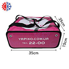 Професійна термосумка для доставки піци 35*35см висота 15см, фото 2