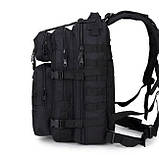 Рюкзак тактичний X-TACTICAL 50410 чорний 20л, фото 3