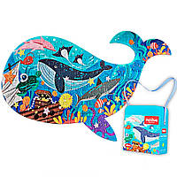 Пазл для дітей Дослідження глибин океану 108 елементів  Синій Хіт продажу!