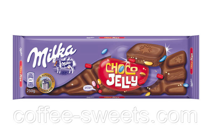 Шоколад Milka 250g Choco Jelly, фото 2