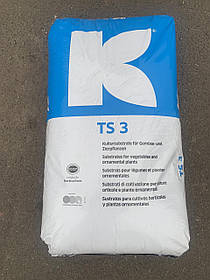 Торф Классман Klasmann TS3 medium з глиною, 70 л
