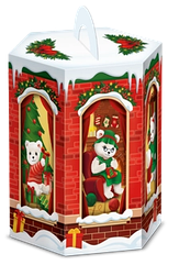 Подарунковий набір цукерок Roshen Веселе свято 458 грамів