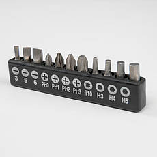 Викрутки хрестоподібні/пласкі/біти, 60 мм,
НАБІР, HOME & GARAGE, DIY-BIT10SET1, фото 4