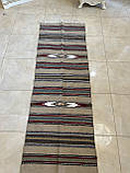 Доріжка* гуцульська шерстяна домоткана ручної роботи виткана шерстяними нитками на верстаті 200*67 см, фото 2