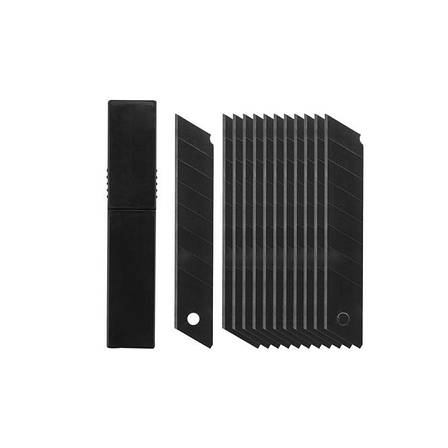Змінні ламані леза для ножів 18 мм, TITAN BLACK
10 шт., DIY-KN18-B, фото 1