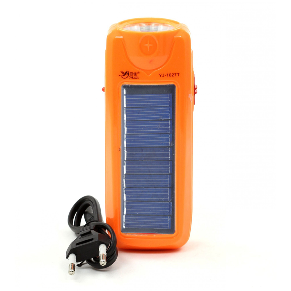 

Фонарик Yajia YJ-1027T (+cолн.панель) Orange