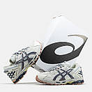 Кросівки чоловічі білі зимові Asics Gel Kahana-8 Waterproof Beige Blue Winter Fur (19162), фото 8